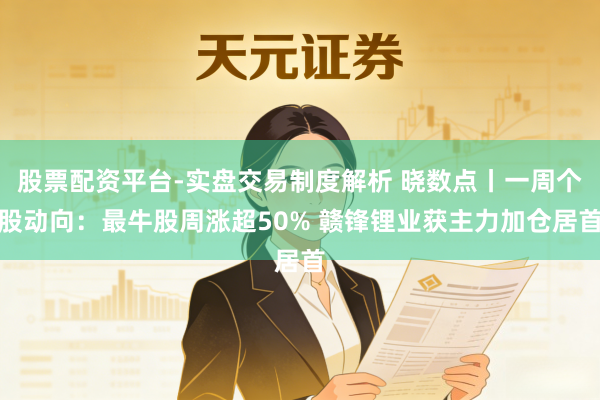 股票配资平台-实盘交易制度解析 晓数点丨一周个股动向：最牛股周涨超50% 赣锋锂业获主力加仓居首