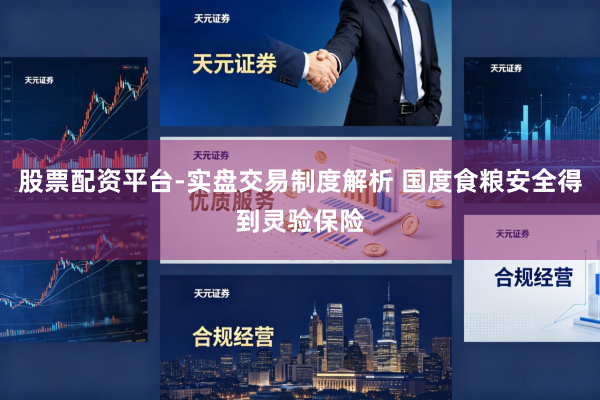 股票配资平台-实盘交易制度解析 国度食粮安全得到灵验保险